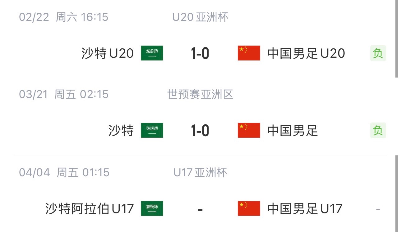 國(guó)字號(hào)三遇沙特！國(guó)少U17亞洲杯首戰(zhàn)對(duì)陣沙特，此前國(guó)足&國(guó)青均負(fù)